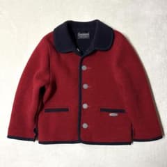 【美品】チロリアンジャケット　HOFER オーストリア　Trachten 赤 hofer 