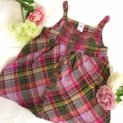 りんご☆様専用 baby gap チェックワンピース 110㎝のサムネイル