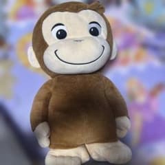 おさるのジョージ スーパーラージぬいぐるみ ぽってりVer.