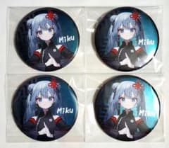 初音ミク 39Culture 大き目メタリック缶バッジ 初音ミク 4点 - メルカリ