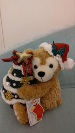 C ダッフィー クリスマスツリー ぬいぐるみ ウィンタートゥインクリングタウンのサムネイル