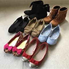 6足セットベージュモカシン売り切れましたZARA 20㎝〜 まとめ売りのサムネイル