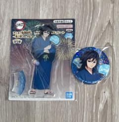 ナムコ限定 鬼滅の刃 冨岡義勇 アクリルスタンド 缶バッジ セット