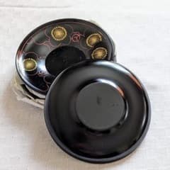 輪島塗 茶托 銘々皿 lacquerware wajima lacquer - メルカリ