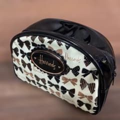 Harrods リボン柄 エナメル ポーチのサムネイル