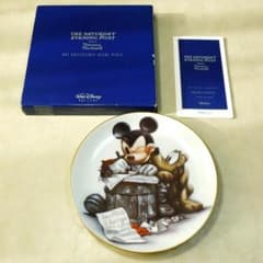 限定！ / ミッキーのラブレター・絵皿 / ノーマンロックウェル・ディズニー 限定！ / ミッキーのラブレター・絵皿 / ノーマンロックウェル