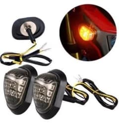 2 개 세트 LED 윙커 매입 스모크 범용 CBR250RR