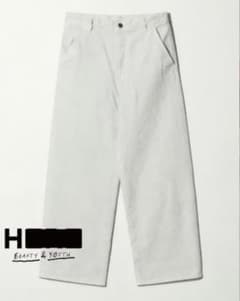 H BEAUTY&YOUTH ダスティカラー バギーデニムパンツ S - メルカリ