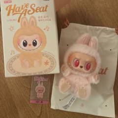 正規品 LABUBU Have a seat DADA ぬいぐるみ Pop Mart Labubu The Monsters Have a Seat DADA Vinyl Plush - JP