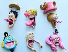 RofJ ONE PIECE びっくり顔マグネット コレクション6種コンプリート