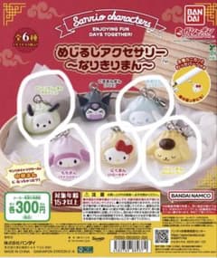 サンリオキャラクターズ めじるしアクセサリー 5種セット(なりきりまん)のサムネイル