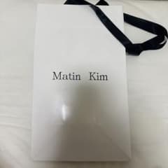 Matin Kim ショップ袋 ホワイト大きめのサムネイル