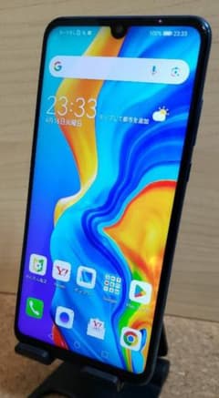 ジャンク HUAWEI P30 lite ピーコックブルー 64GBのサムネイル