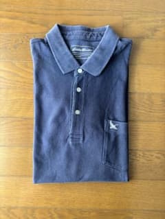 【値下げしました】Eddie Bauer ネイビー 半袖ポロシャツのサムネイル