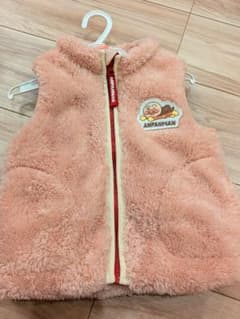 アンパンマン　ボアベスト　90 ドキンちゃん　コキンちゃん　ピンクのサムネイル