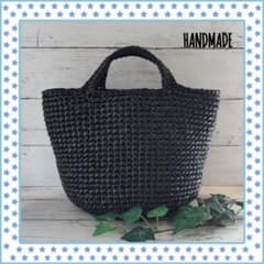 ＊ハンドメイド＊スズランテープバッグ＊ビニールバッグのサムネイル