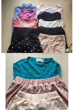 レディース まとめ売り 14着 ブラウス シャツ スカート パンツ 服のサムネイル