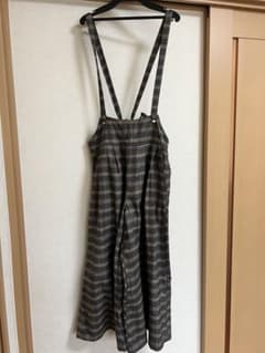 ハグハグで購入　チェック柄サロペットのサムネイル