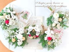 d16 ドライフラワー ガーランド クリスマスのサムネイル