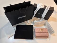 シャネル CHANEL スモールフラップウォレット マトラッセ AP2962