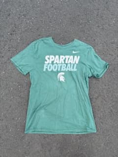 NIKE SPARTAN FOOTBALL Tシャツ グリーン Lのサムネイル