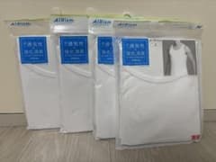 【4枚】UNIQLO エアリズム デオドラントメッシュタンクトップ Mサイズのサムネイル