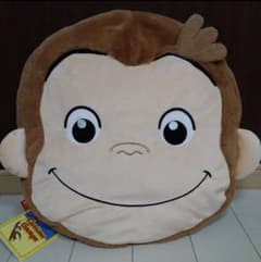 おさるのジョージ プレミアムフェイスクッションのサムネイル