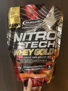 ナイトロテックプロテイン ホエイゴールド1kg ニューヨークキャラメル風味のサムネイル
