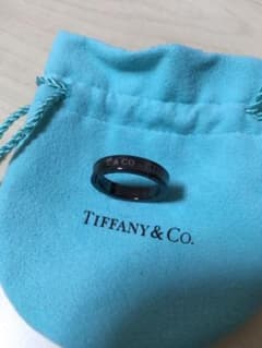 ⭐︎ゆう様専用ページ⭐︎ティファニー ブラックチタンリング9号⭐︎正規品⭐︎のサムネイル