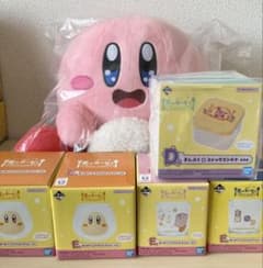 이치 반 복권 별의 커비 PUPUPU GOURMET A상 D상 E상 총 6점