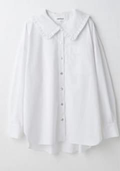 A*!様 enfold ENFOLD FRILL-COLLAR SHIRT ブラ ENFOLD(エンフォルド)｜FRILL-COLLAR SHIRT/シャツ/ホワイト の通販