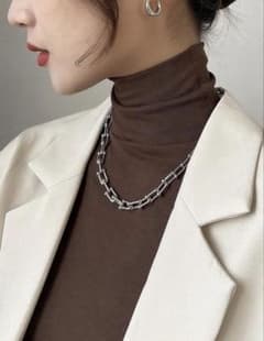 シルバー チェーンネックレス Tiffany風のサムネイル