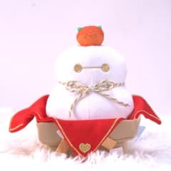 値下げ新品★ベイマックス モチ ぬいぐるみ 鏡餅 しめ飾り　BAYMAX お正月 新品】ベイマックス＆モチ ぬいぐるみ 鏡餅 NEW YEAR BAYMAX - メルカリ