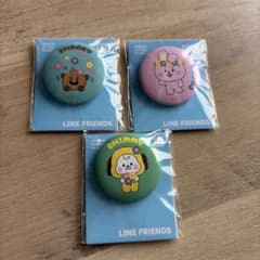 BT21 Pin Badge Set of 3