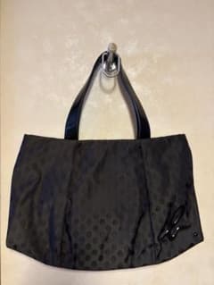 アニエスベー ドット柄ナイロン製トートバッグ、ショルダーバッグ