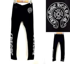 極美品　クロムハーツ　ホースシュー CHクロス レギンス パンツ　スキニー　黒 m83555398082_1.jpg?1725362122