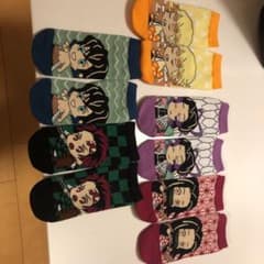 靴下鬼滅の刃5足セット。のサムネイル