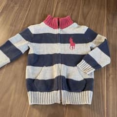 POLO RALPH LAUREN ジップアップニット 110のサムネイル
