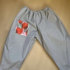 もんぺパンツ☆ミナペルホネン　ハンドメイド ミナペルホネン ハンドメイドもんぺバルーンパンツ 播州織 綿100