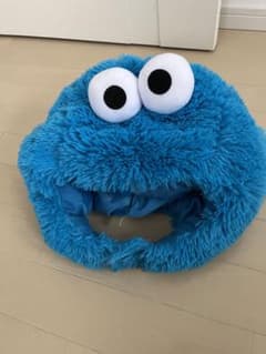 クッキーモンスター　帽子　被り物のサムネイル