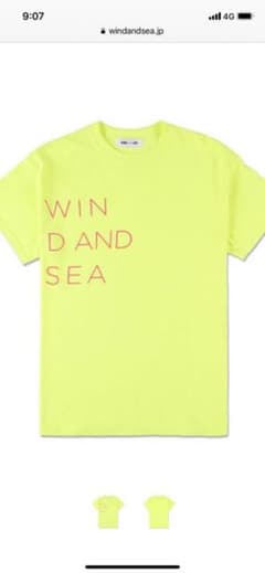 専用　WINDANDSEA  クラシックロゴTシャツ size M 未使用未開封のサムネイル