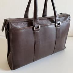 防水本革】土屋鞄 プロータ 防水ジッパーソフトブリーフ ダーク