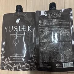 YUSEEK Cream Shampoo ダークブラウン 350g２個セットのサムネイル