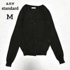 avv (A.V.V.) Sheer Cardigan, Black, Size M, Lightweight, UV Protection, Lightweight Cardigan