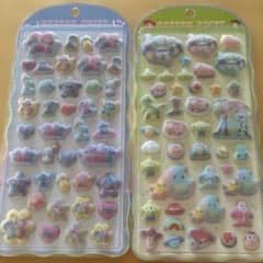 正規品　コットンパフィシール　スティッチ　トイストーリー　2枚セットのサムネイル