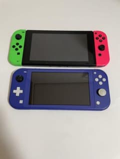 Nintendo Switch Switch right2台セット【ジャンク】 - メルカリ