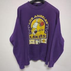 80s USA製 スヌーピー　LAKERS レイカーズ　レイカース NBA m83573607724_1.jpg?1745935751