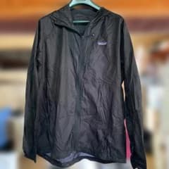 ◇681◇patagonia フード付きナイロンジャケット L 黒 - メルカリ