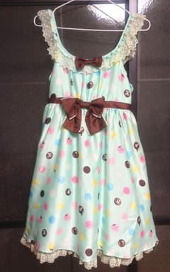 Angelic Pretty ポルカドットチョコレート JSK ミント - メルカリ