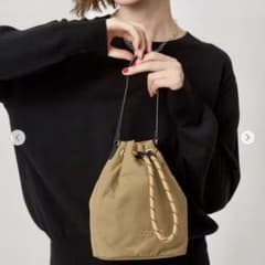 conte ドローストリング バッグ BEIGE - メルカリ